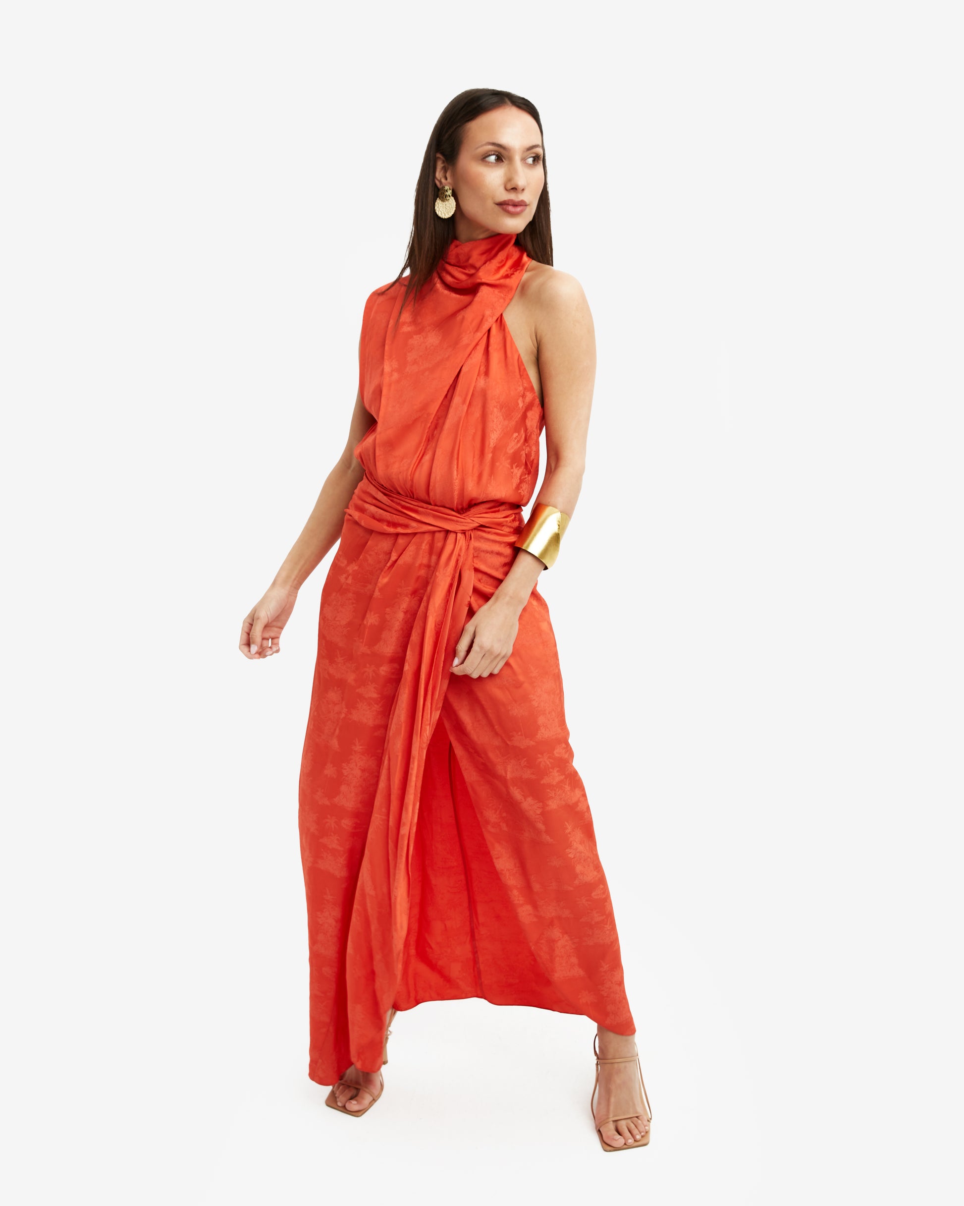Johanna Ortiz - Vestido Midi Coraliu - Lend the Label 