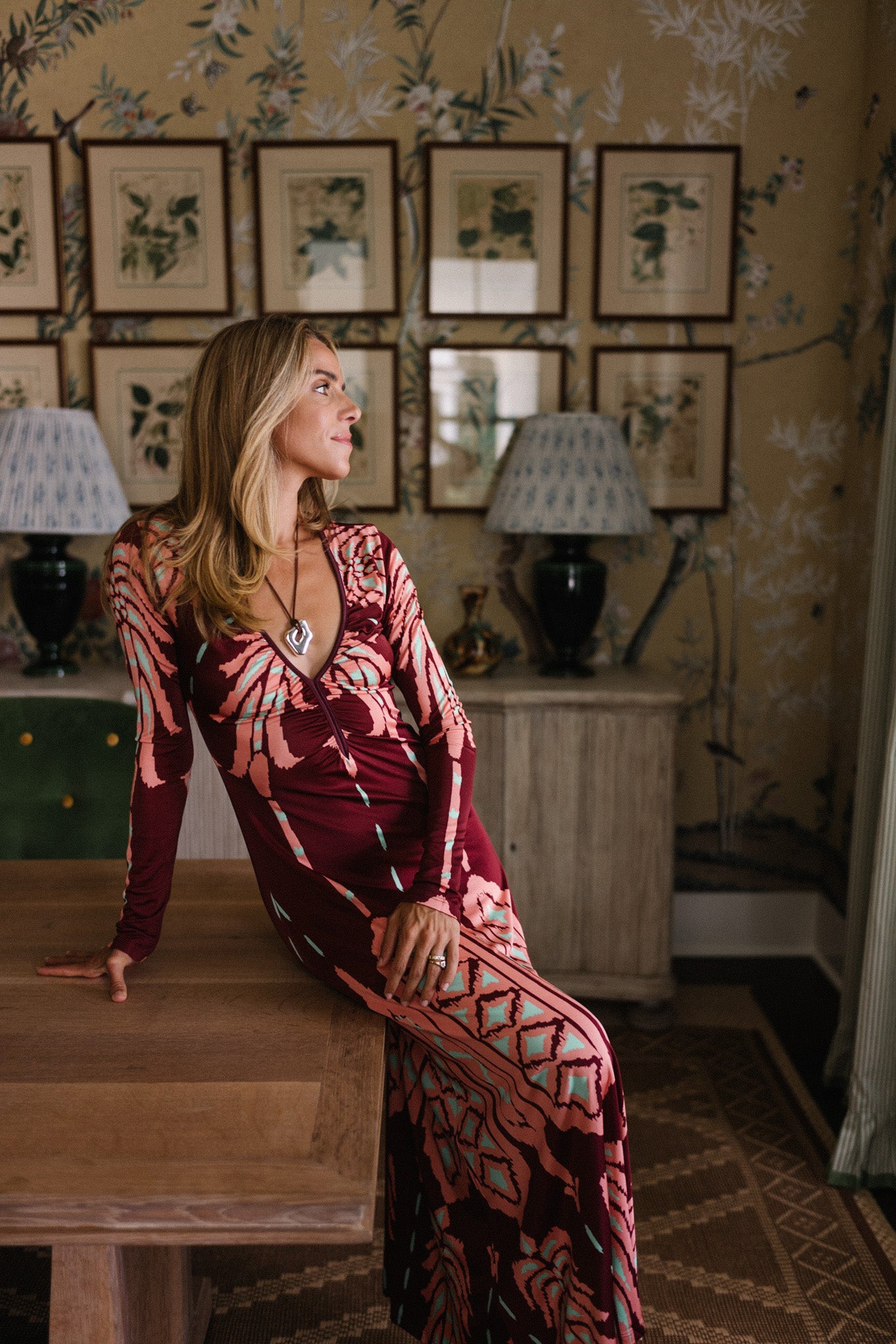 Johanna Ortiz - Vestido Midi Bordax