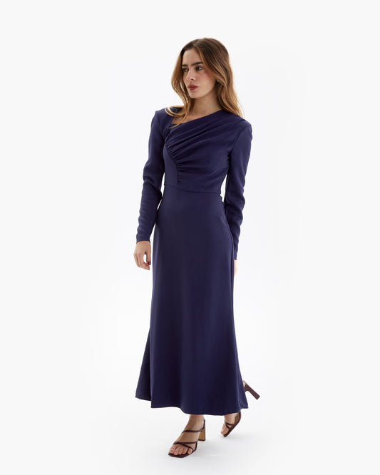 Roland Mouret - Vestido Maxi Bleu pre-loved