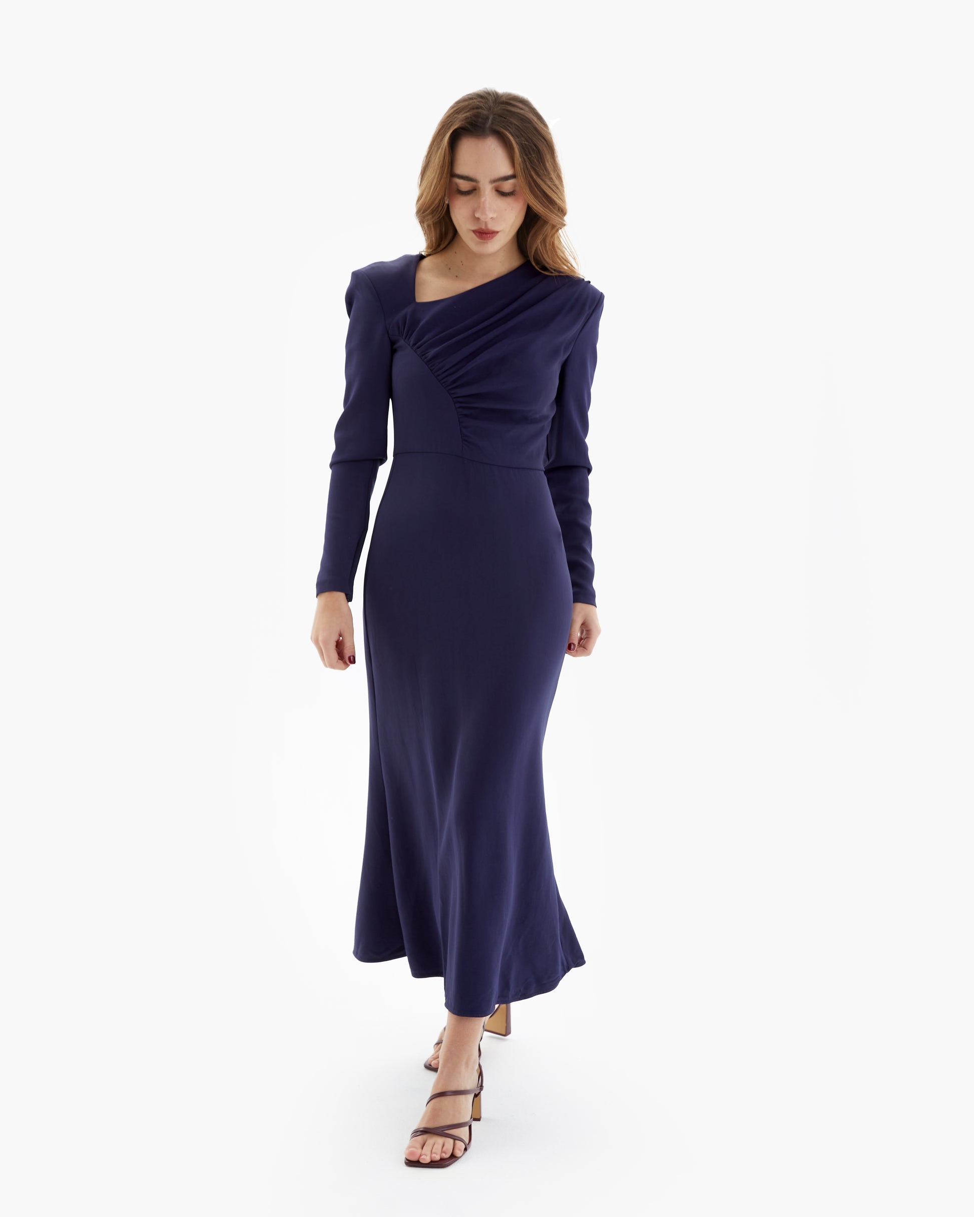 Roland Mouret - Vestido Maxi Bleu pre-loved - Lend the Label 