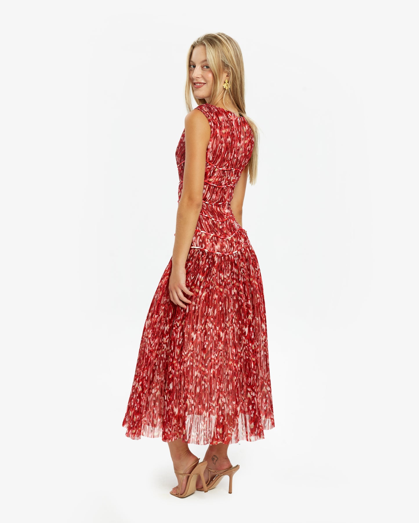 Rachel Gilbert- Vestido Midi Grafic