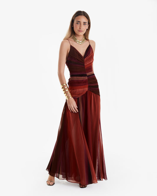 Mango- Vestido Maxi Toscana