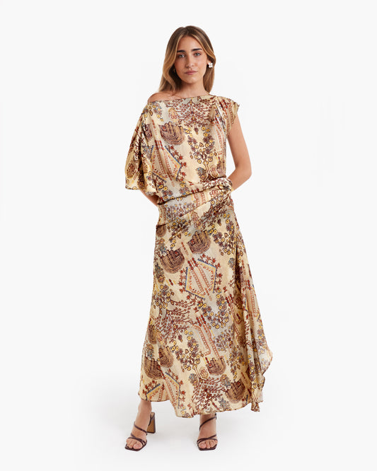 Hoss Intropia-Vestido Midi Carrion