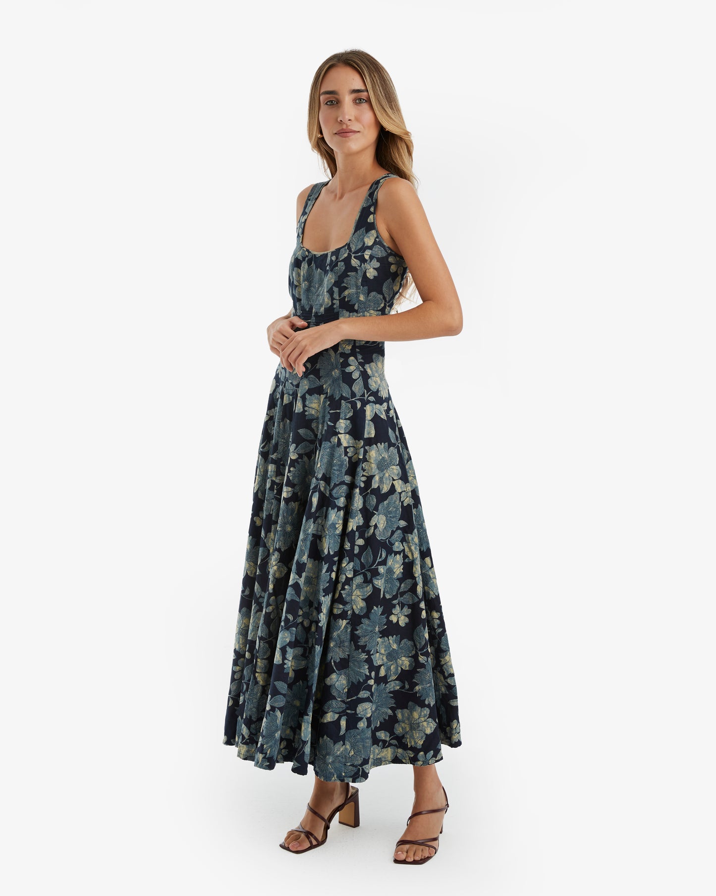 Dahliadahlia - Vestido midi Isdra