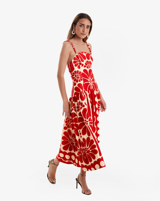 Farm Rio- Vestido Midi Cali