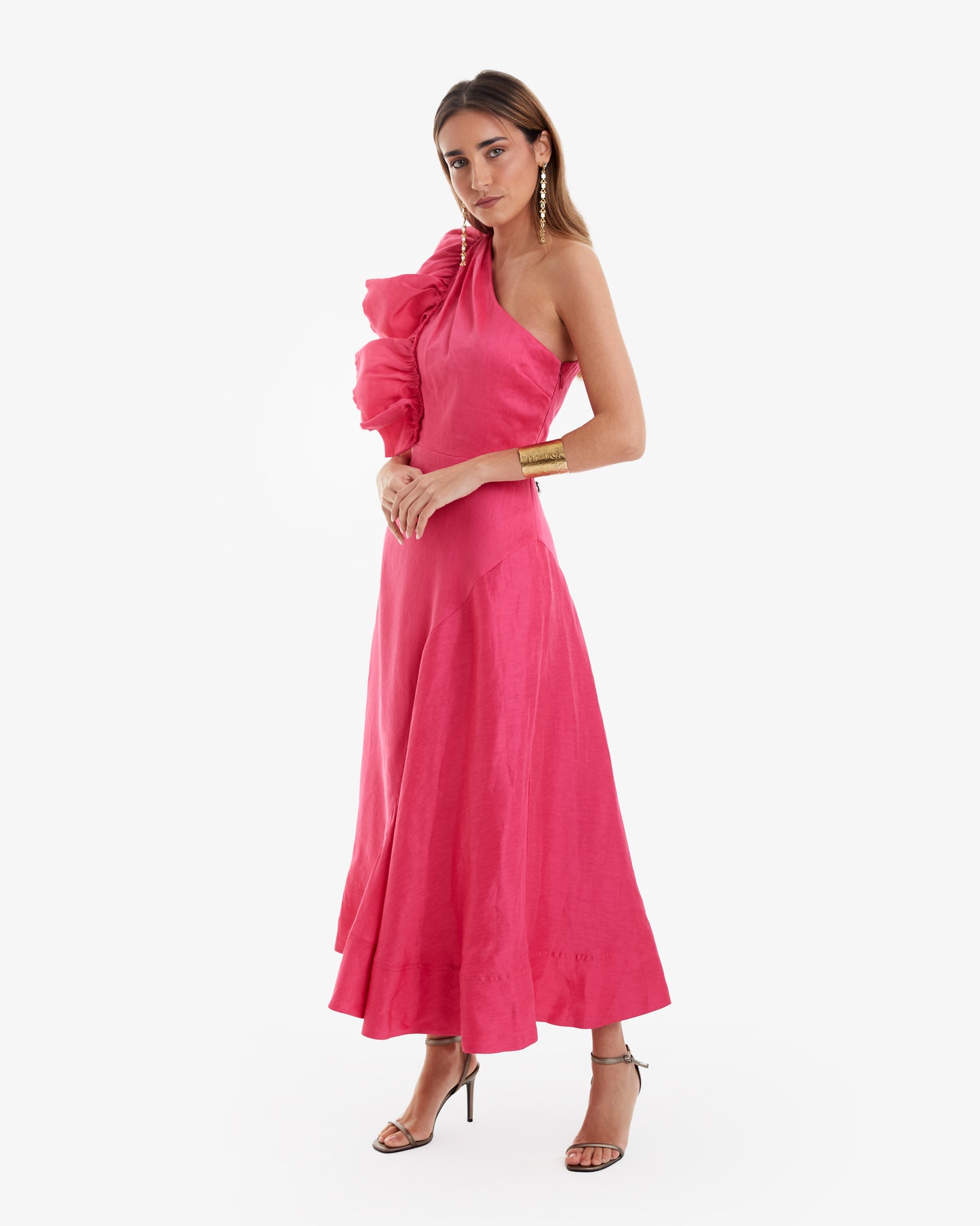 Aje - Vestido Midi Loruk