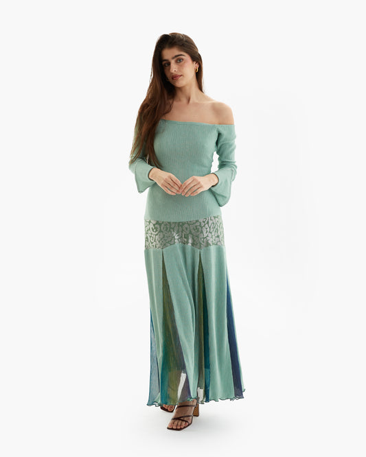 Claw The Label - Vestido Maxi Flume pre-loved