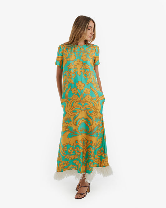 Double J- Vestido Maxi Tucan