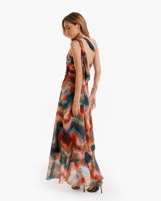 Camila Merino-vestido midi Arica