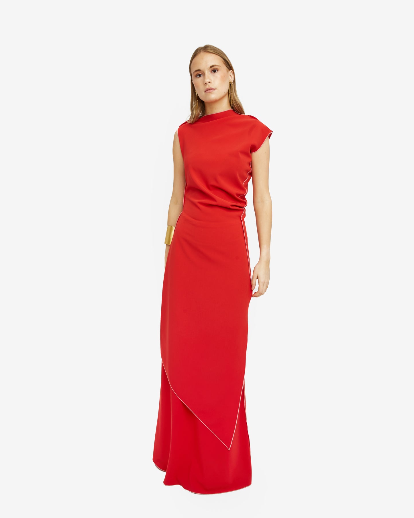 Redondo Brand- Vestido Maxi Carmín
