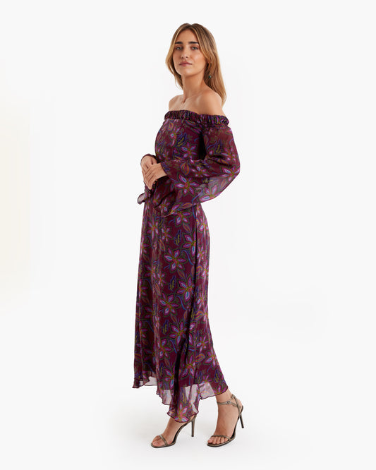Matelier-vestido midi tulip