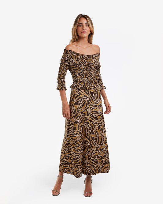 Pietra- Vestido Midi Safari