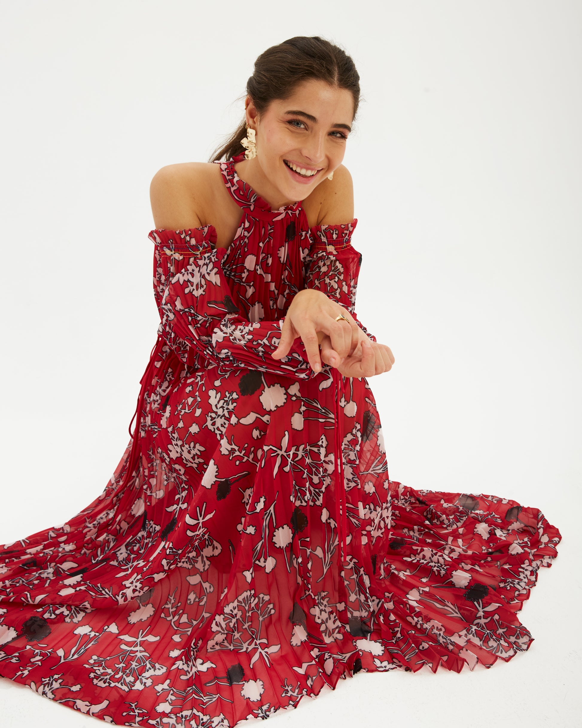 Self-Portrait - Vestido Maxi Alan - Lend the Label 