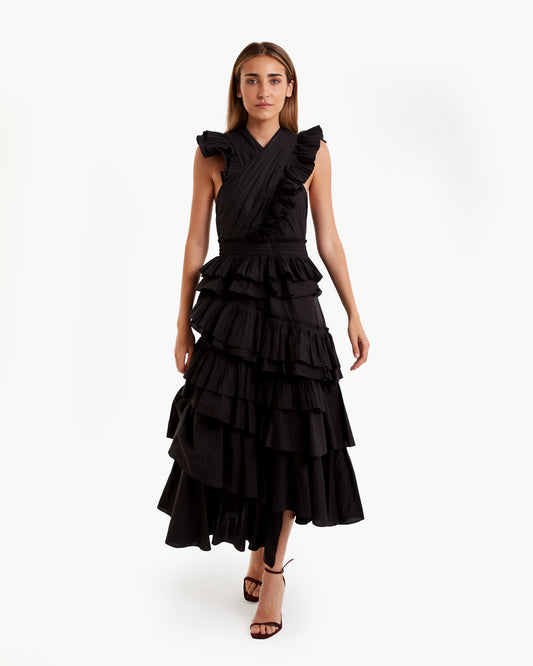 Ulla Johnson-vestido midi Parker