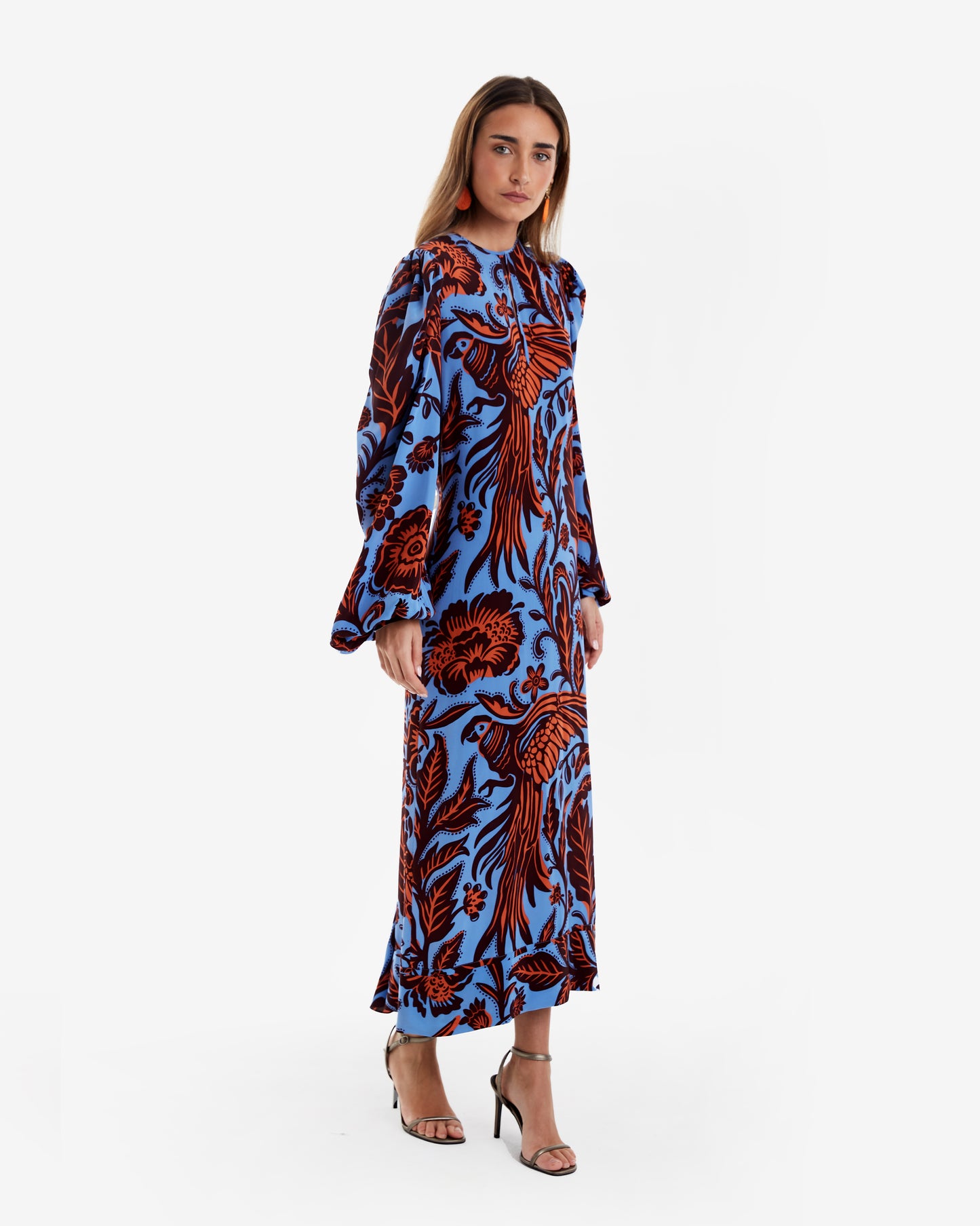 Johanna Ortiz- Vestido Midi Rio