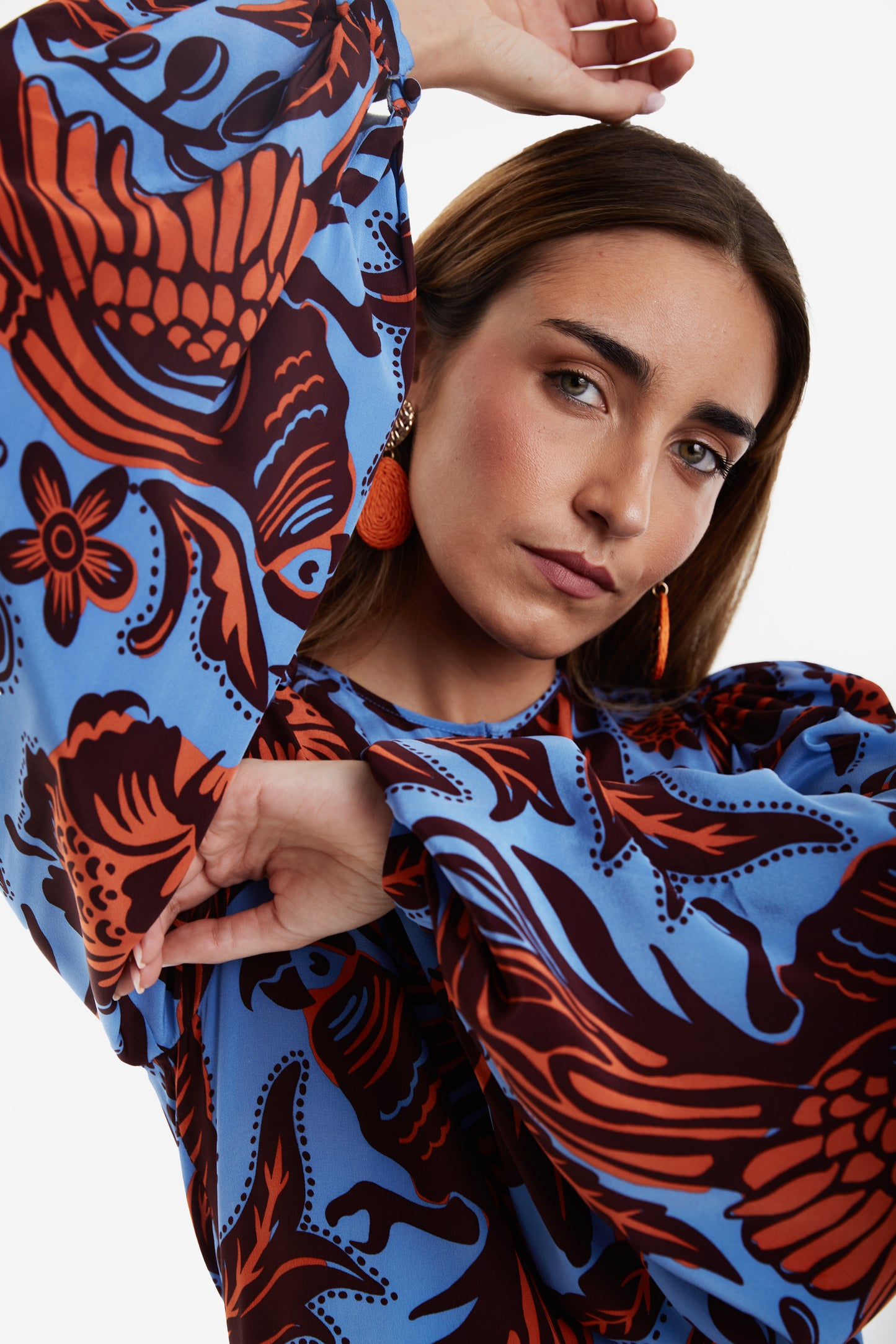 Johanna Ortiz- Vestido Midi Rio