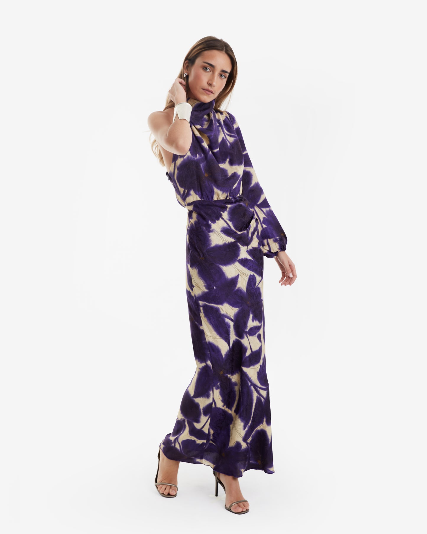 Baymo- Vestido Maxi Botanic