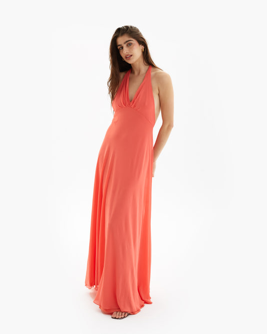 Camila Merino- Vestido Maxi Boldo