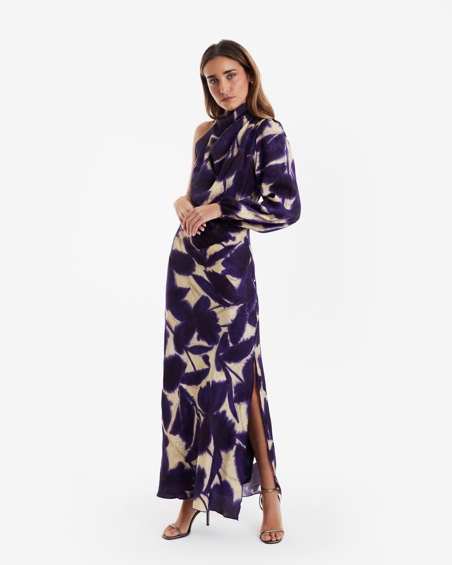 Baymo- Vestido Maxi Botanic