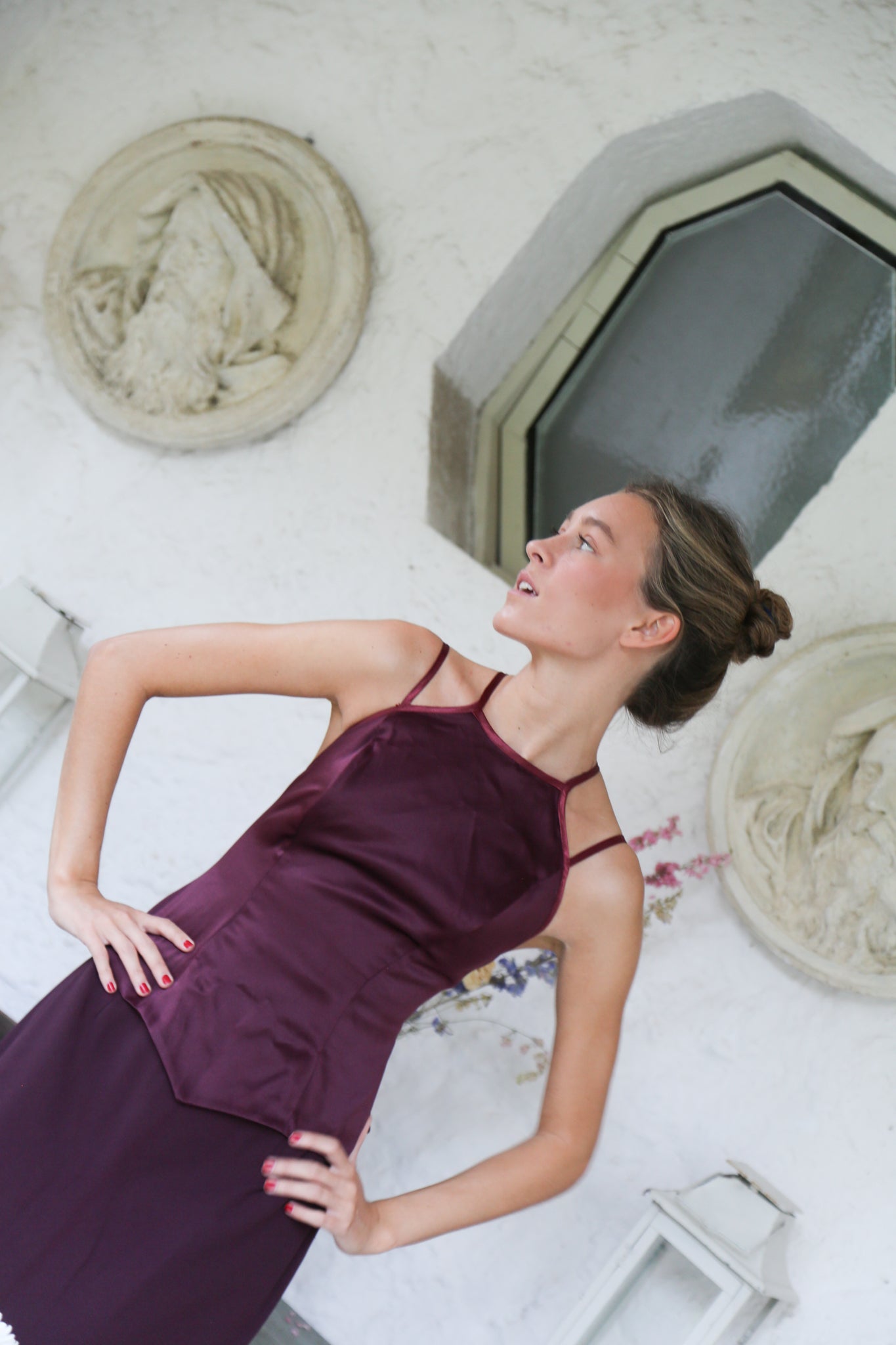 Belulila Vintage - Vestido Maxi Magenta