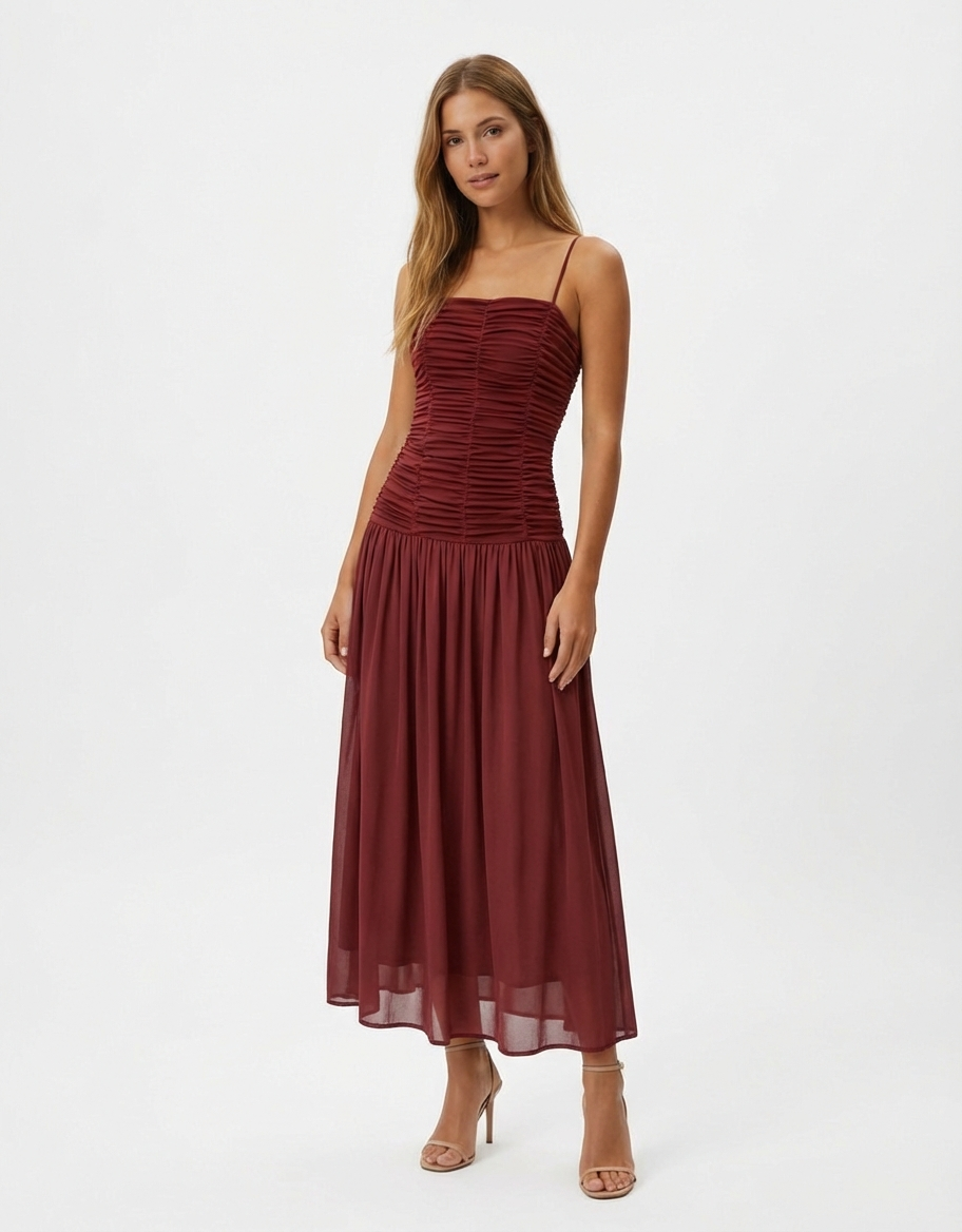 Avec Studio - Vestido Midi Abadia