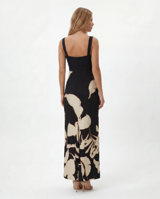 Johanna Ortiz- Vestido maxi Cript