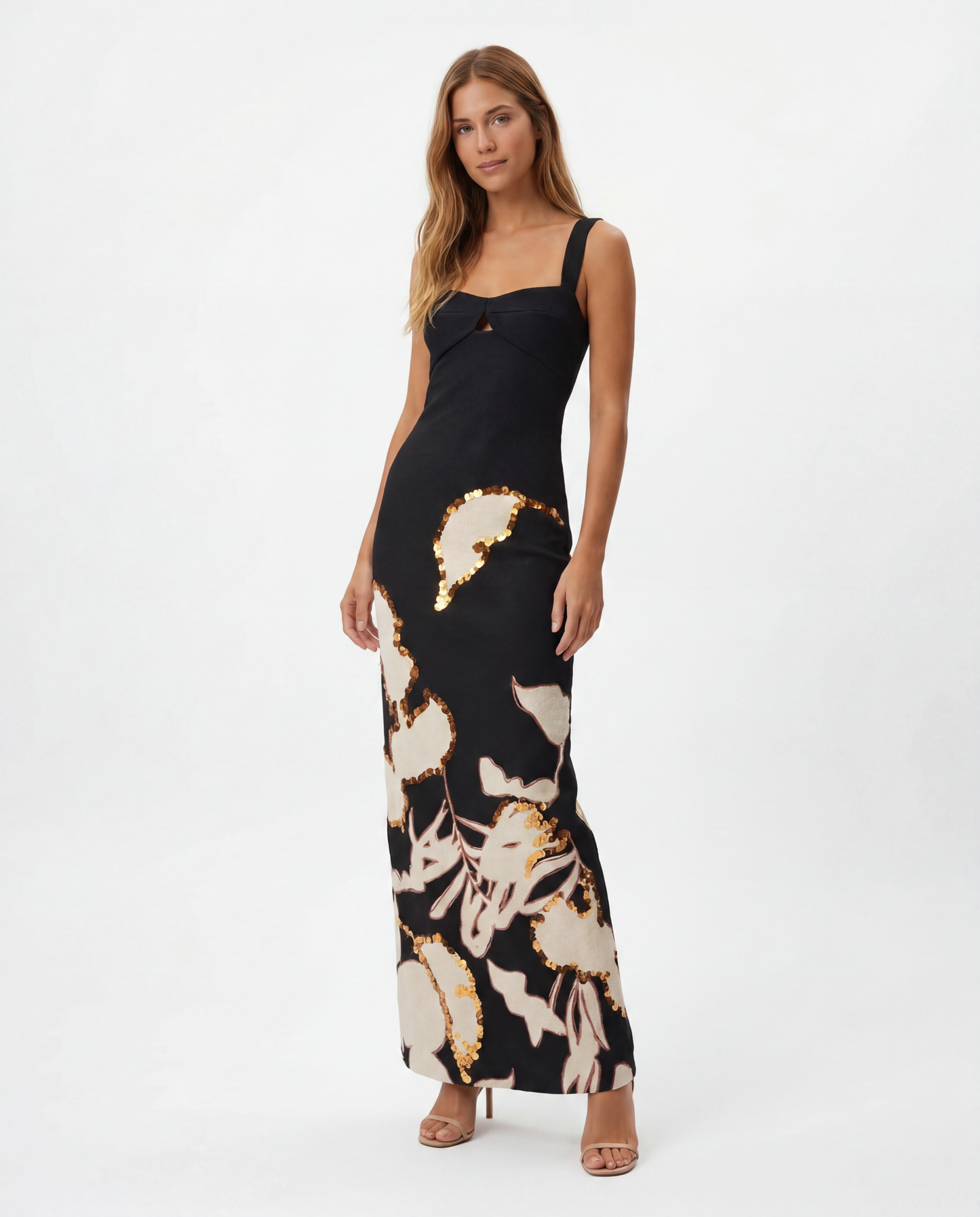 Johanna Ortiz- Vestido Maxi Cript