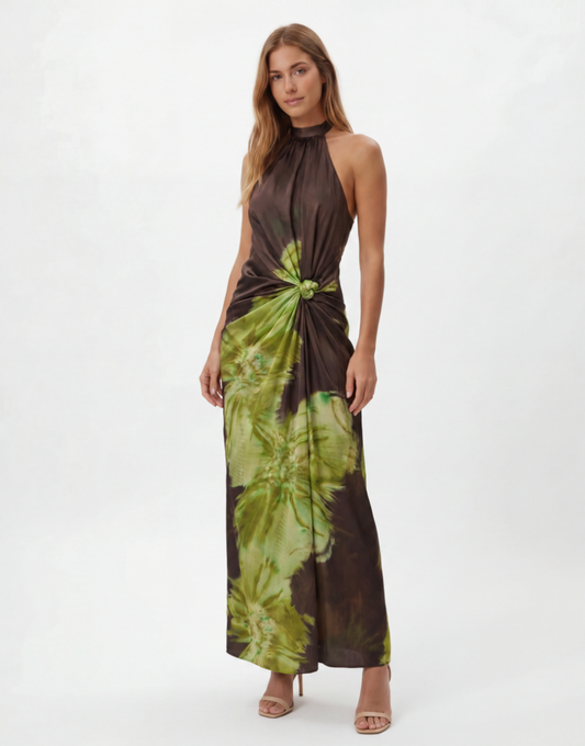 Silvia Tcherassi- Vestido Maxi Ninfa