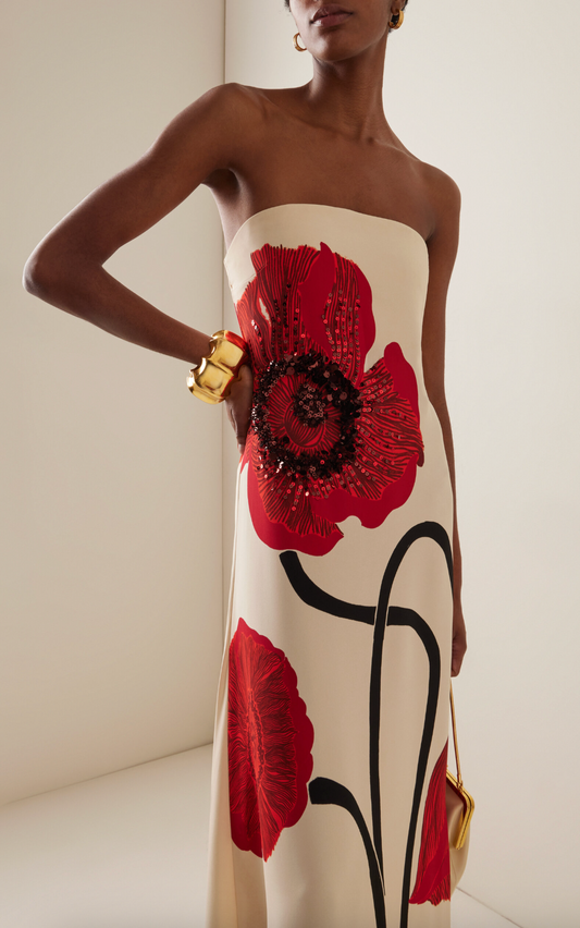 Johanna Ortiz- Vestido maxi Poppy