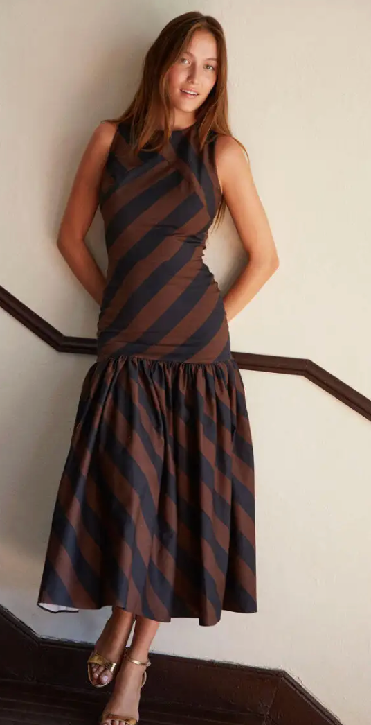 Coosy - Vestido midi Cofe pre-loved