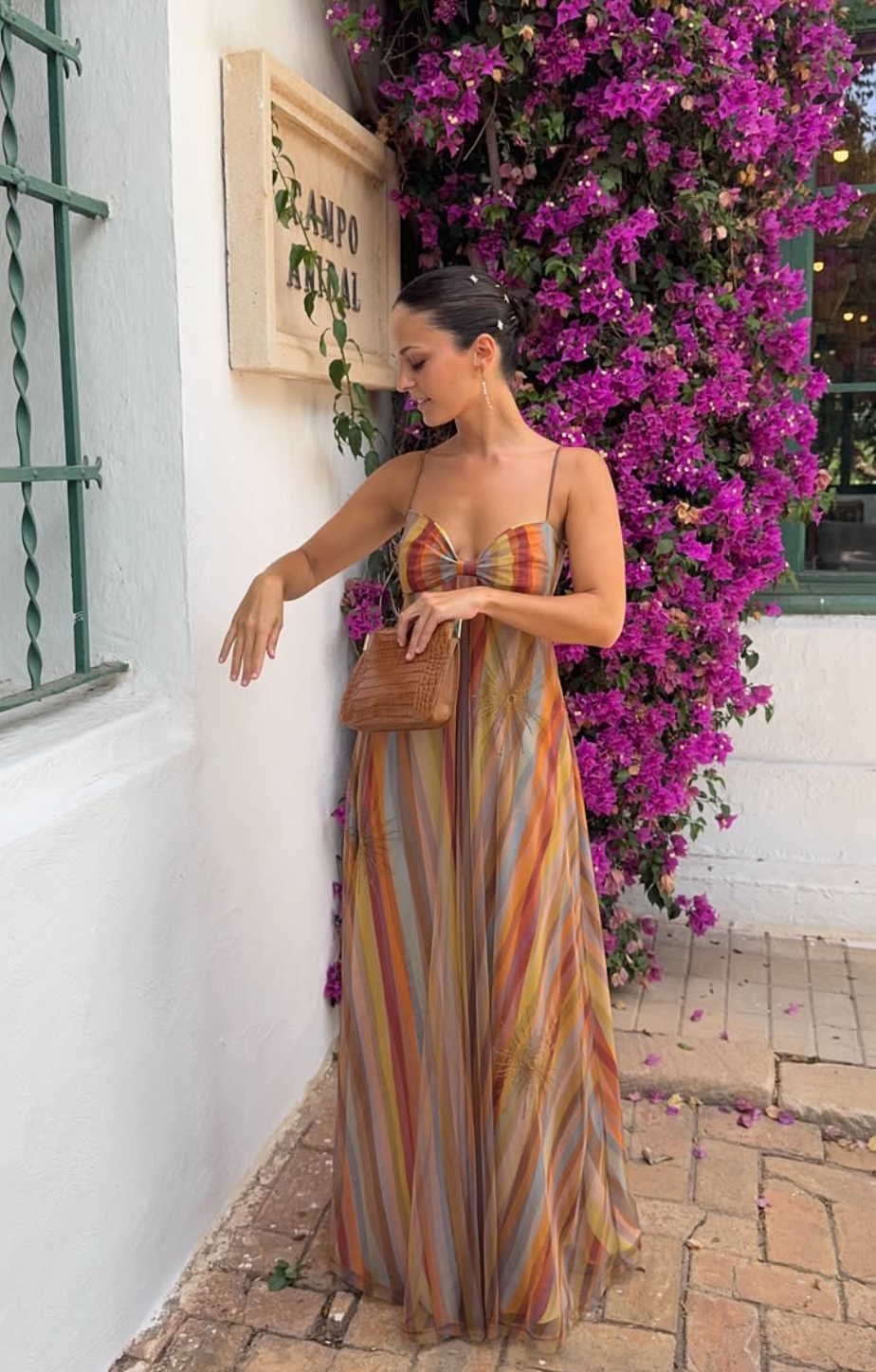 Is Coming- Vestido Maxi Irisor pre-loved