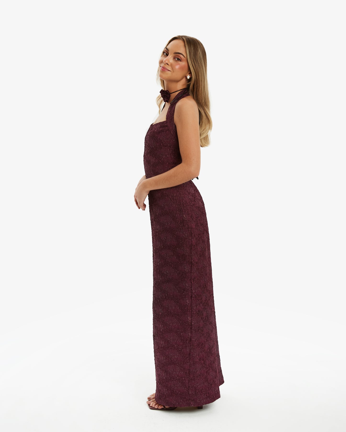 Aware Barcelona - vestido Midi Plum