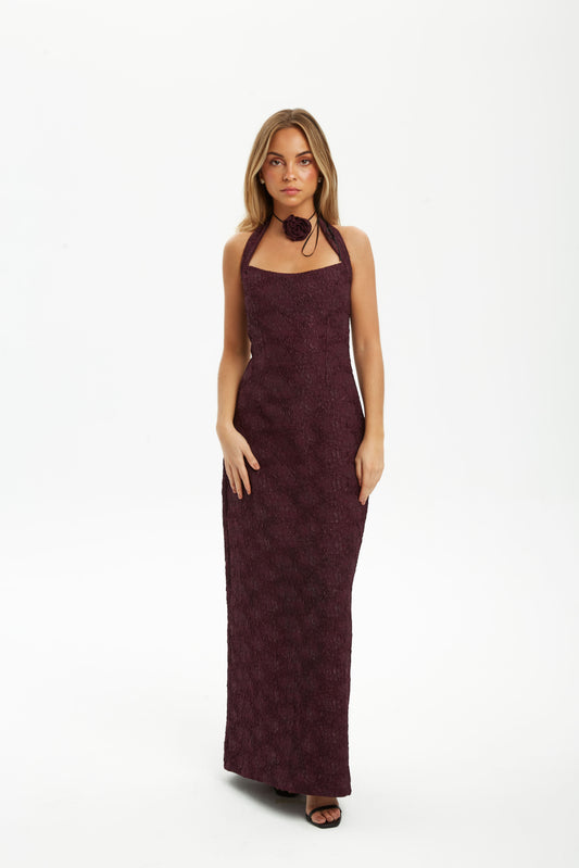 Aware Barcelona - vestido Midi Plum