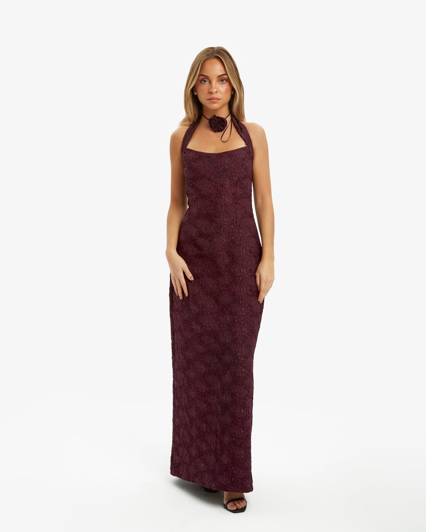 Aware Barcelona - vestido Midi Plum