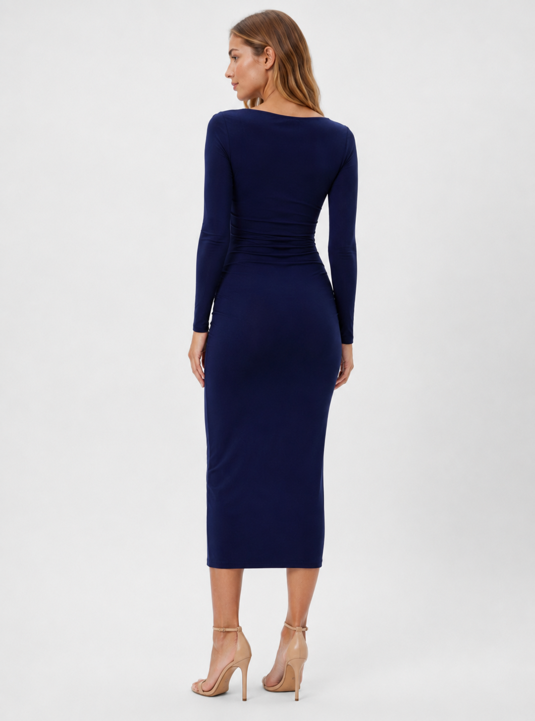 Colour Nude-Vestido Maxi Yoali