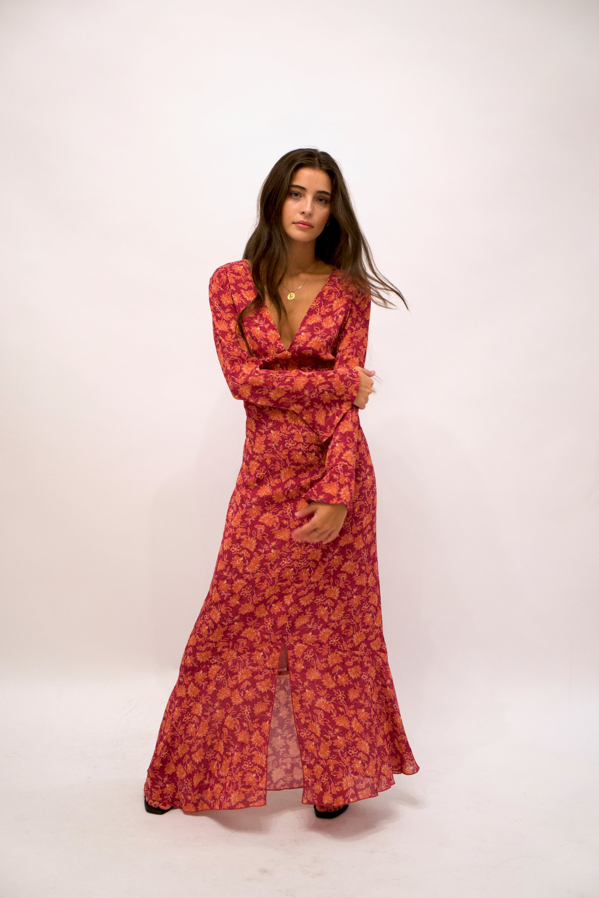 Baymo - Vestido Midi Amapola pre-loved - Lend the Label 