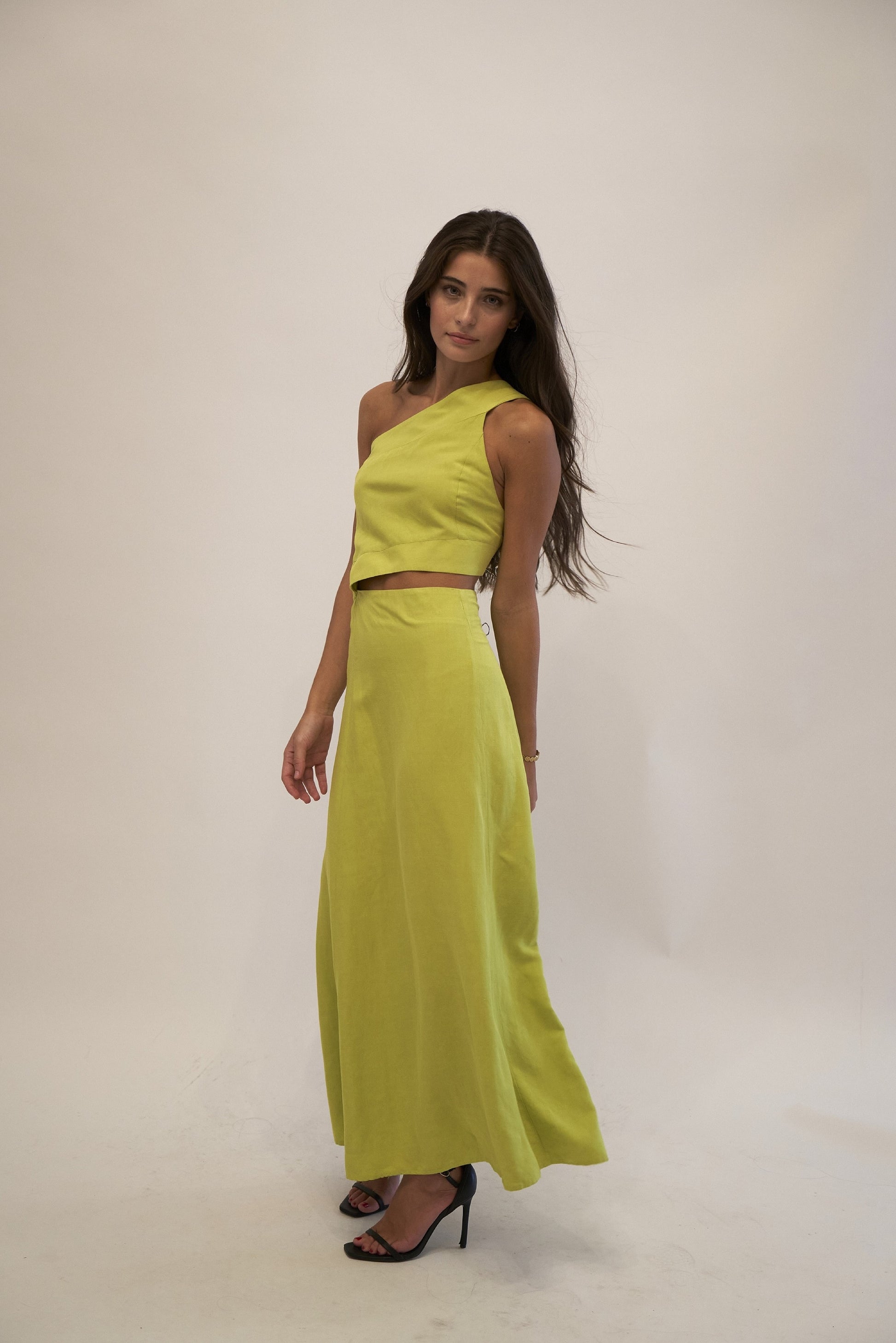 Vestido Asimetrico Pedro Del Hierro Vestido Coctel Mono Verde