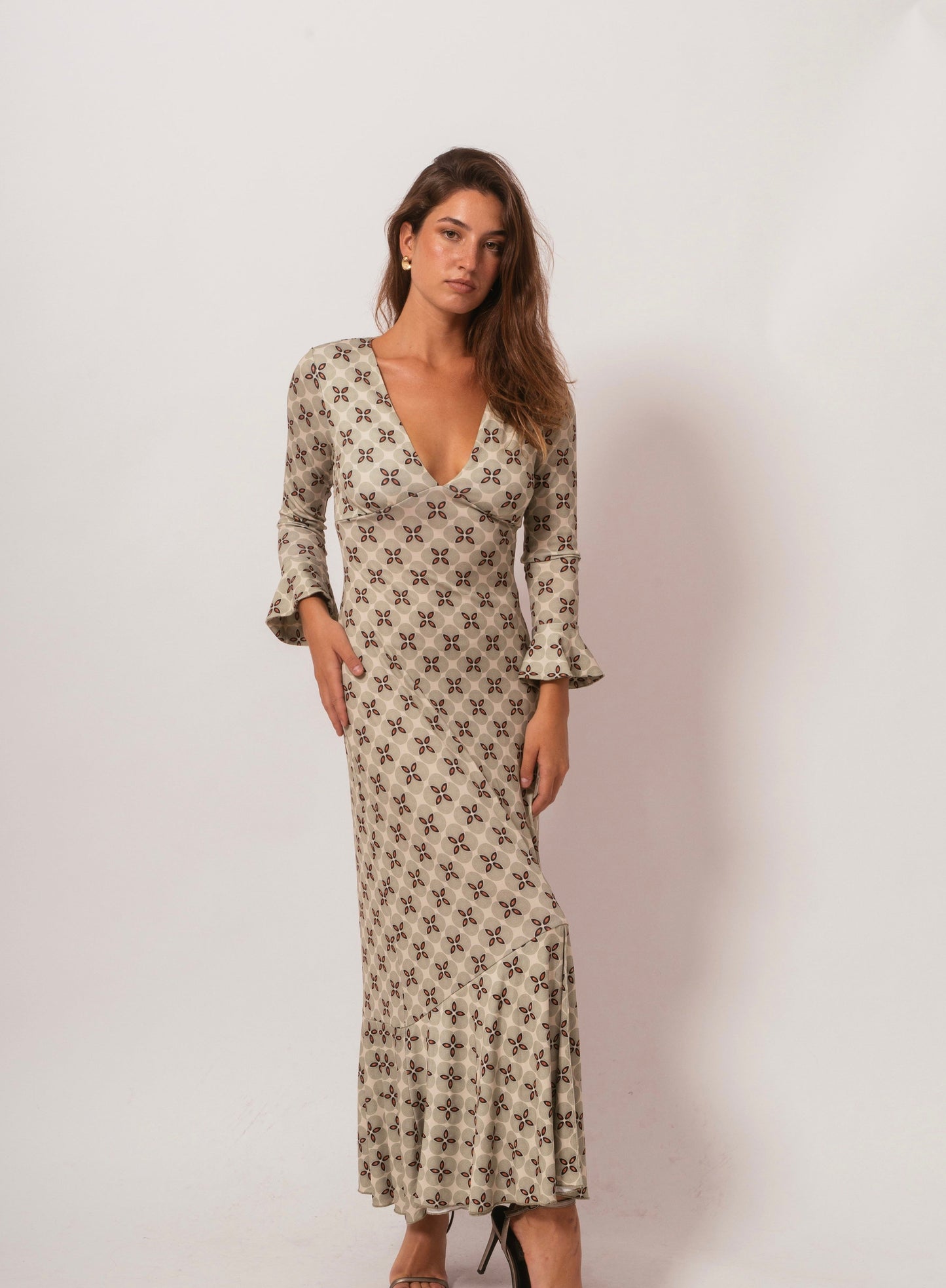 Baymo- Vestido Midi Gerbera pre-loved