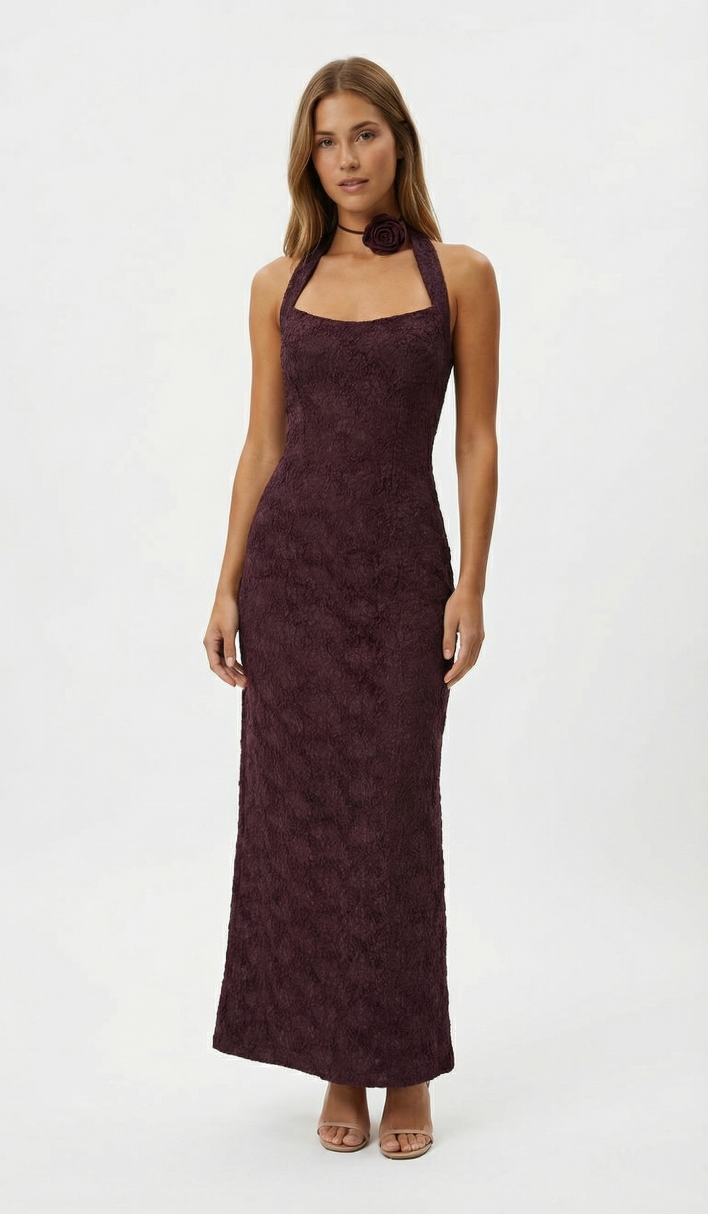 Aware Barcelona - vestido Midi Plum
