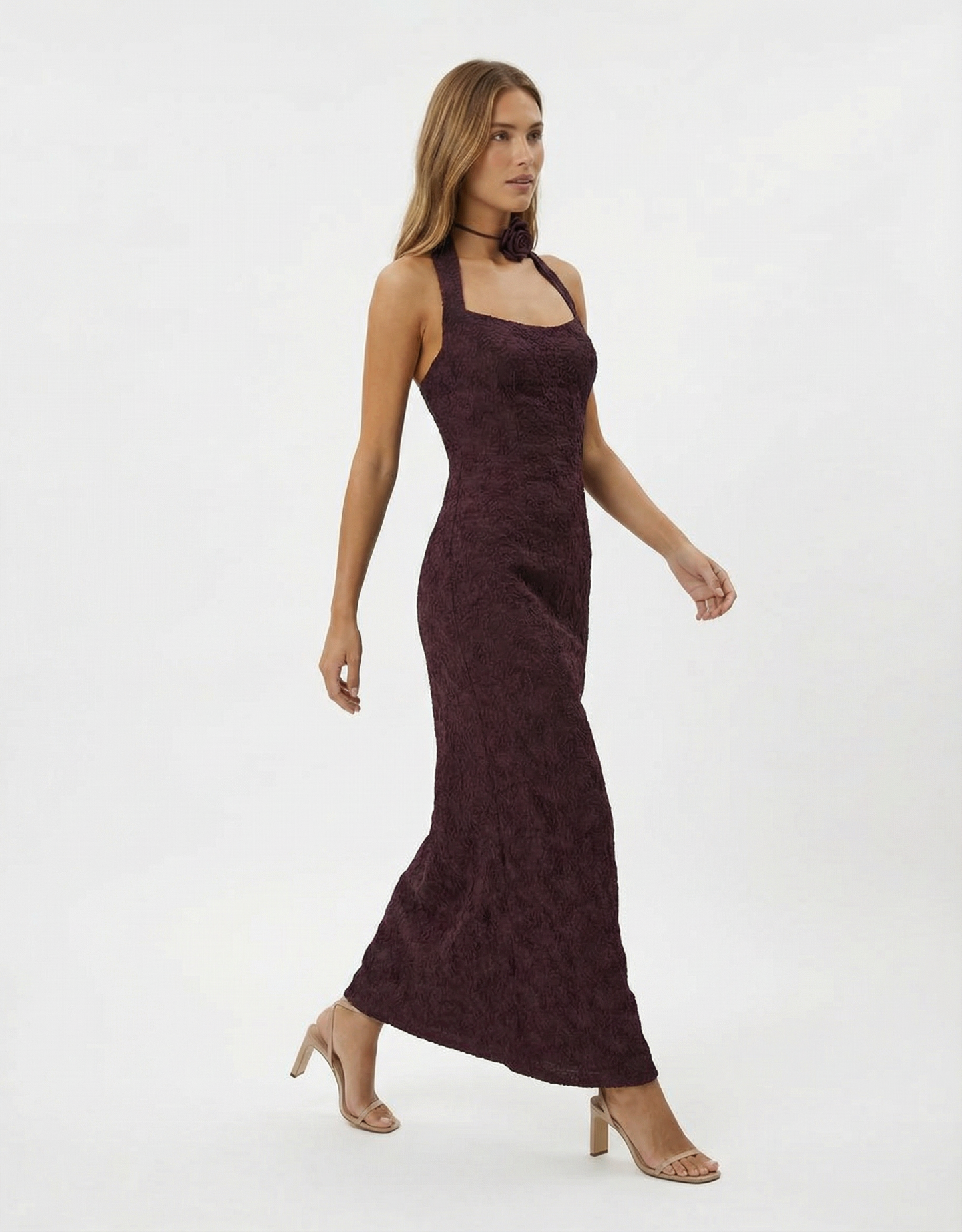Aware Barcelona - vestido Midi Plum