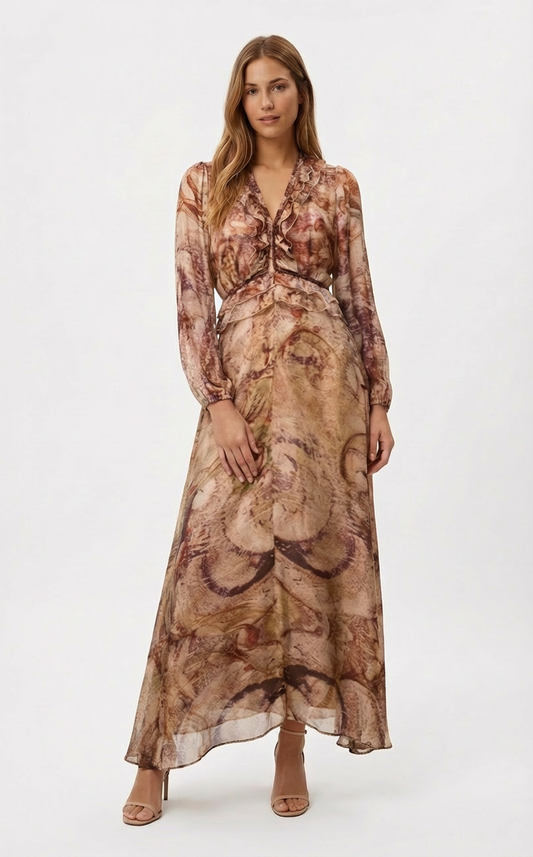 Maksu-Vestido Midi Duna