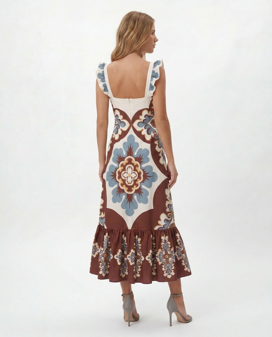 Double J- Vestido Maxi Palazzet