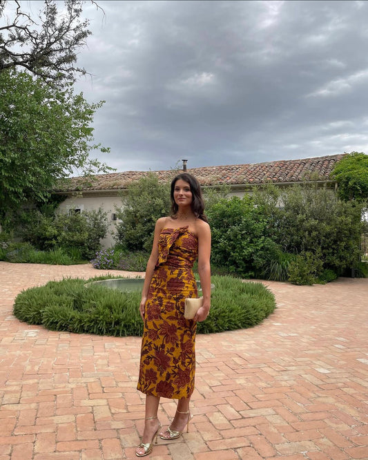 Sezane - Vestido Midi Sacré pre-loved - Lend the Label 