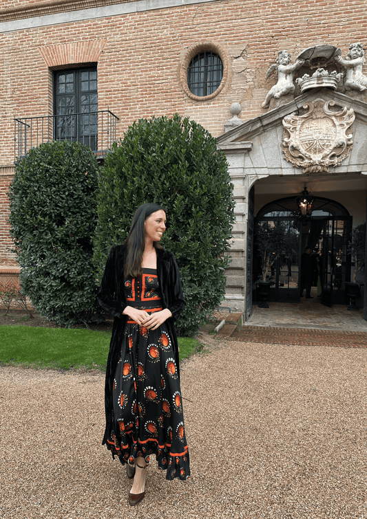 Bimani - Abrigo terciopelo negro