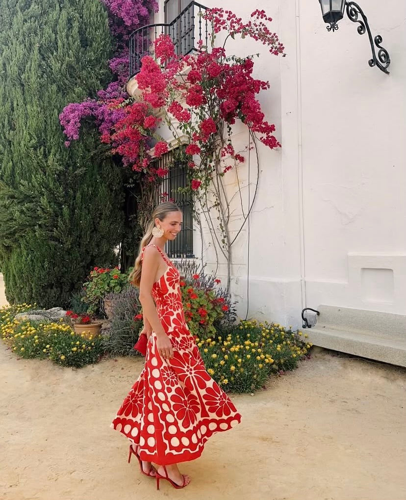 Farm Rio- Vestido Midi Cali