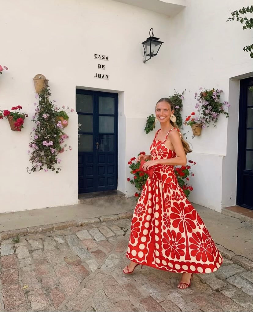 Farm Rio- Vestido Midi Cali