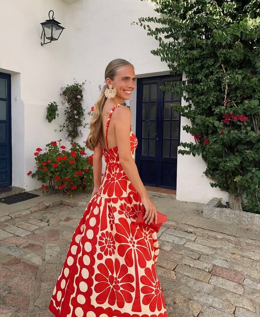 Farm Rio- Vestido Midi Cali