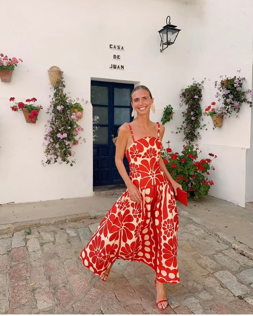 Farm Rio- Vestido Midi Cali
