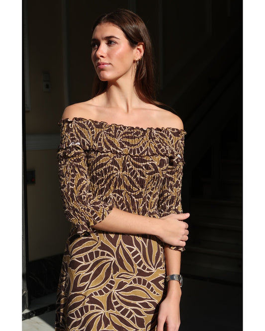 Pietra- Vestido Midi Safari