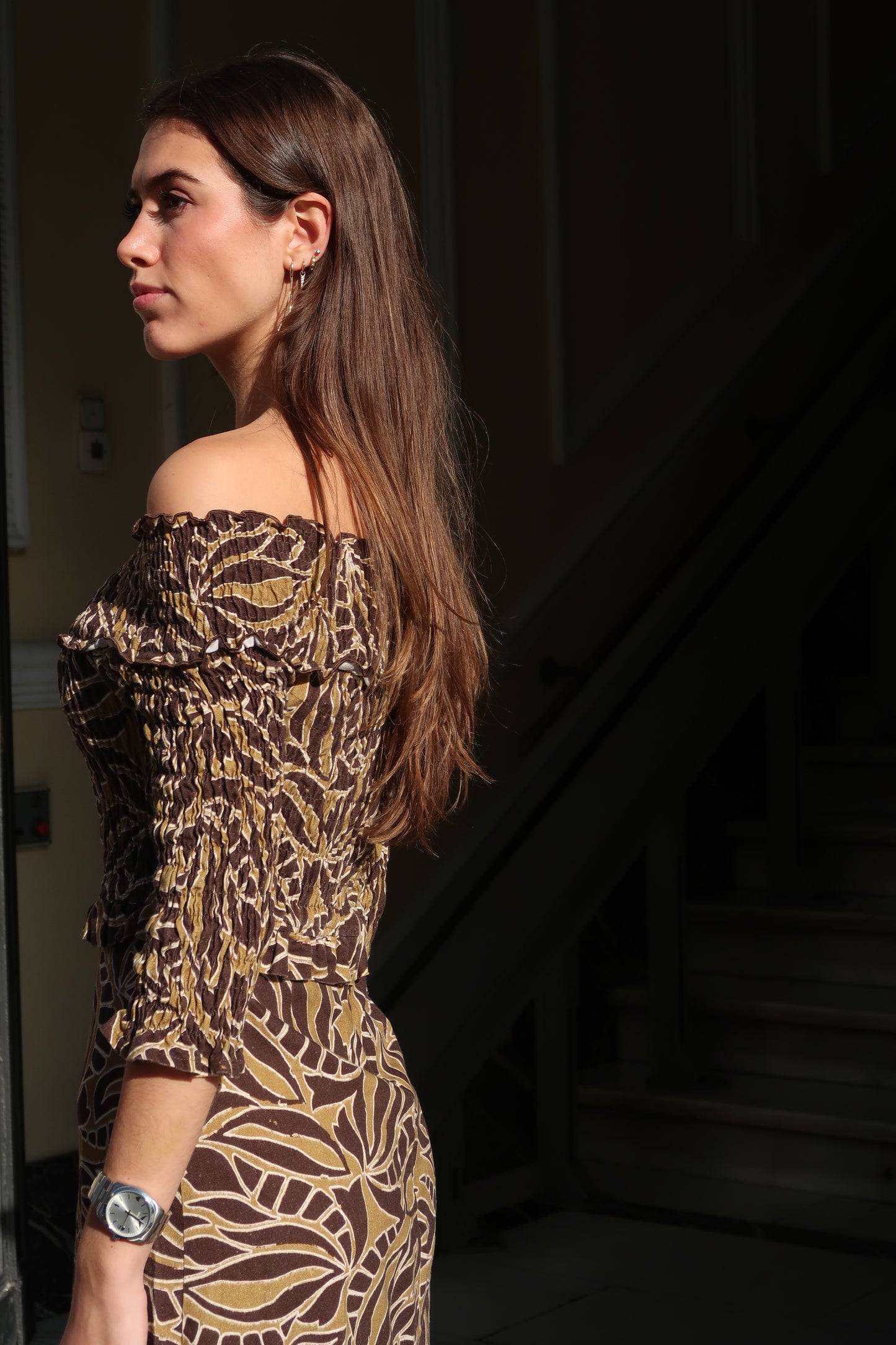 Pietra- Vestido Midi Safari